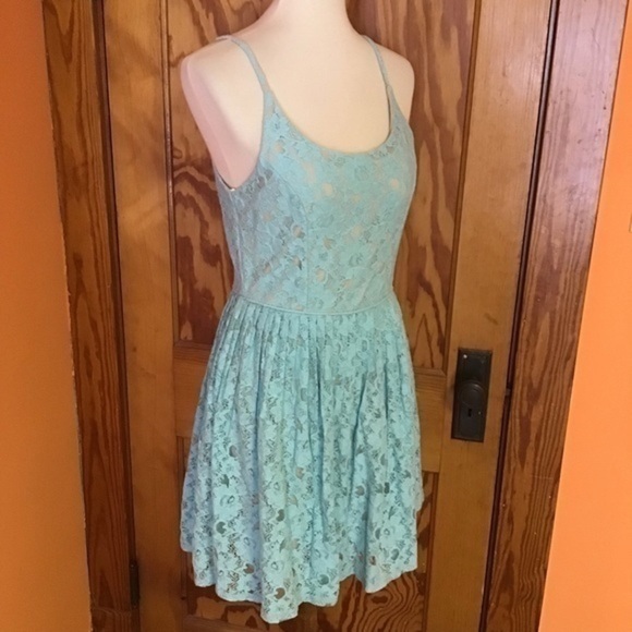 Jodi Kristopher NWT Mint green lace sun dress - Picture 8 of 11